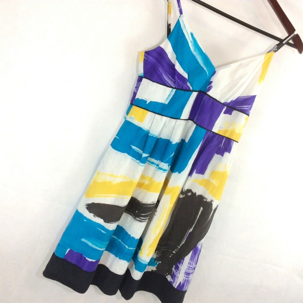 Marciano 100% Silk Watercolor Strappy Dress XS - Picture 2 of 6